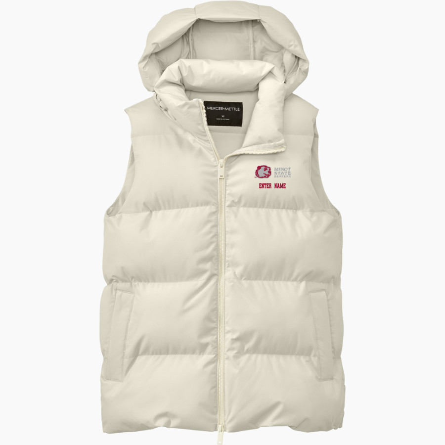 Minot State Beavers <span class="pdp-name-mascot">Minot State Beavers</span> Mercer+Mettle Women's Puffy Vest