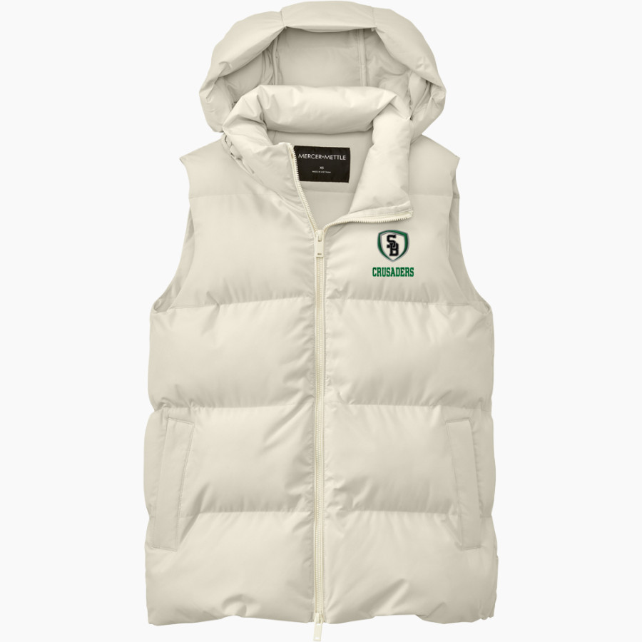 ST BERNARD'S ACADEMY CRUSADERS <span class="pdp-name-mascot">ST BERNARD'S CATHOLIC CRUSADERS</span> Mercer+Mettle Women's Puffy Vest