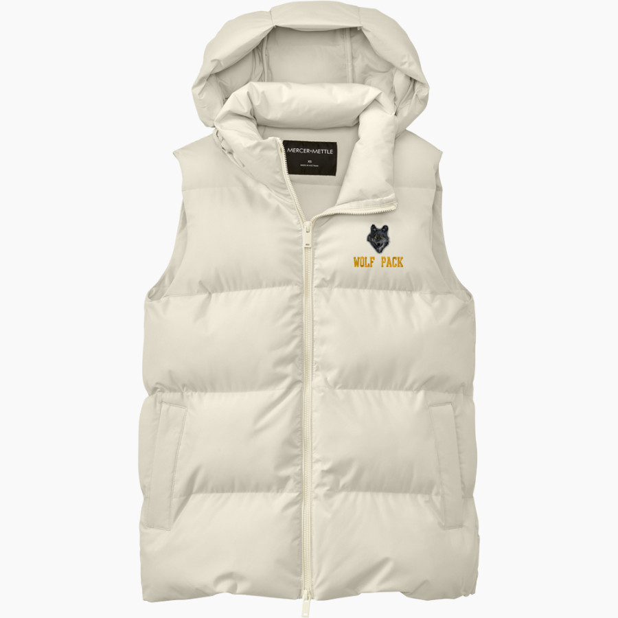 WAPATO HIGH SCHOOL WOLF PACK <span class="pdp-name-mascot">WAPATO WOLFPACK</span> Mercer+Mettle Women's Puffy Vest
