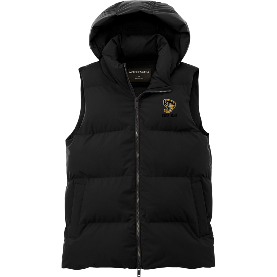 FAIRMONT HIGH SCHOOL TORNADOES <span class="pdp-name-mascot">FAIRMONT GOLDEN TORNADOES</span> Mercer+Mettle Women's Puffy Vest