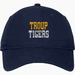 TROUP HIGH SCHOOL TIGERS <span class="pdp-name-mascot">TROUP TIGERS</span> New Era Adjustable Unstructured Cap Front Thumbnail