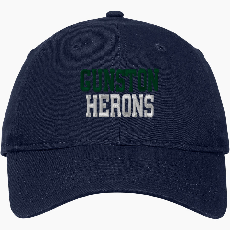 Gunston Herons New Era Adjustable Unstructured Cap