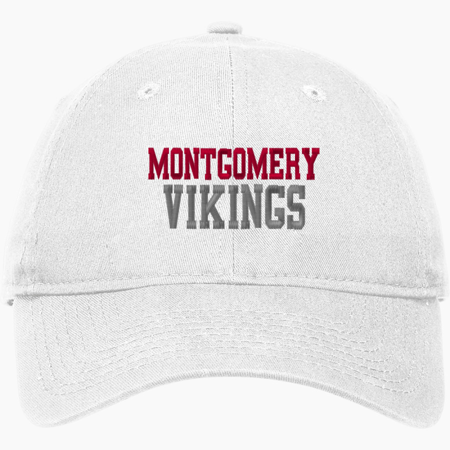 Montgomery Vikings New Era Adjustable Unstructured Cap