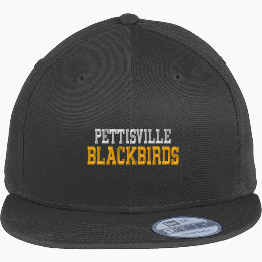 PETTISVILLE BLACKBIRDS ONLINE STORE <span class="pdp-name-mascot">PETTISVILLE BLACKBIRDS</span> New Era Flat Bill Snapback Cap