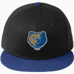 Brentwood Lacrosse Club Online Store <span class="pdp-name-mascot">Brentwood Bruins</span> New Era Flat Bill Snapback Cap Front Thumbnail