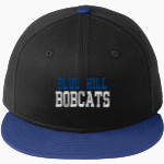 Blue Hill Bobcats <span class="pdp-name-mascot">Blue Hill Community School District Bobcats</span> New Era Flat Bill Snapback Cap Front Thumbnail