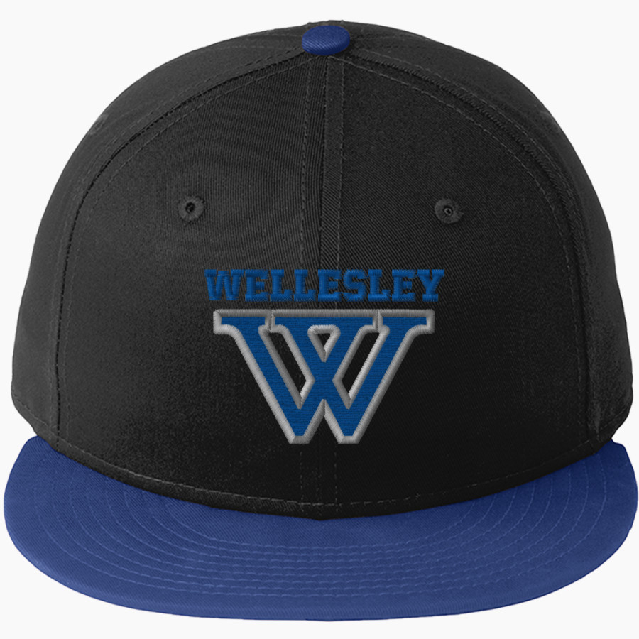 Wellesley College Sideline Store <span class="pdp-name-mascot">Wellesley Blue</span> New Era Flat Bill Snapback Cap