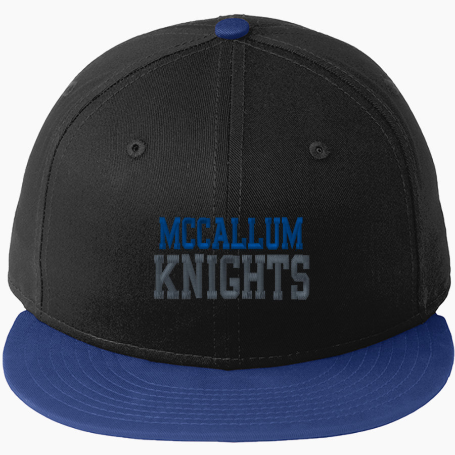 MCCALLUM HIGH SCHOOL KNIGHTS <span class="pdp-name-mascot">MCCALLUM KNIGHTS</span> New Era Flat Bill Snapback Cap