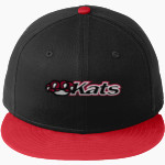 Erie Kats New Era Flat Bill Snapback Cap Front Thumbnail