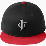 Jupiter Christian Eagles <span class="pdp-name-mascot">Jupiter Eagles</span> New Era Flat Bill Snapback Cap Front Thumbnail