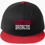 MUSTANG HIGH SCHOOL BRONCOS <span class="pdp-name-mascot">MUSTANG BRONCOS</span> New Era Flat Bill Snapback Cap Front Thumbnail