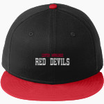 CENTER MORICHES HIGH SCHOOL RED DEVILS <span class="pdp-name-mascot">CENTER MORICHES RED DEVILS</span> New Era Flat Bill Snapback Cap Front Thumbnail