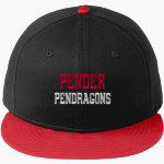 PENDER HIGH SCHOOL PENDRAGONS <span class="pdp-name-mascot">PENDER PENDRAGONS</span> New Era Flat Bill Snapback Cap Front Thumbnail