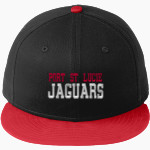 PORT ST LUCIE HIGH SCHOOL JAGUARS New Era Flat Bill Snapback Cap Front Thumbnail