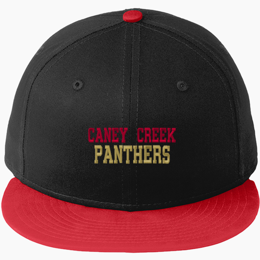 CANEY CREEK HIGH SCHOOL PANTHERS New Era Flat Bill Snapback Cap