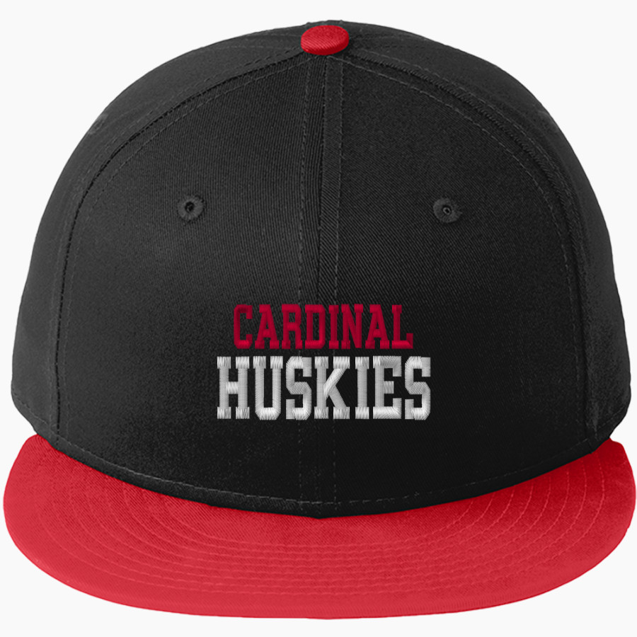 CARDINAL HIGH SCHOOL HUSKIES New Era Flat Bill Snapback Cap