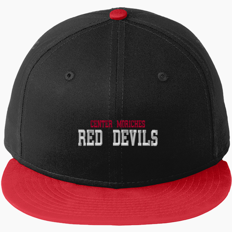 CENTER MORICHES HIGH SCHOOL RED DEVILS <span class="pdp-name-mascot">CENTER MORICHES RED DEVILS</span> New Era Flat Bill Snapback Cap