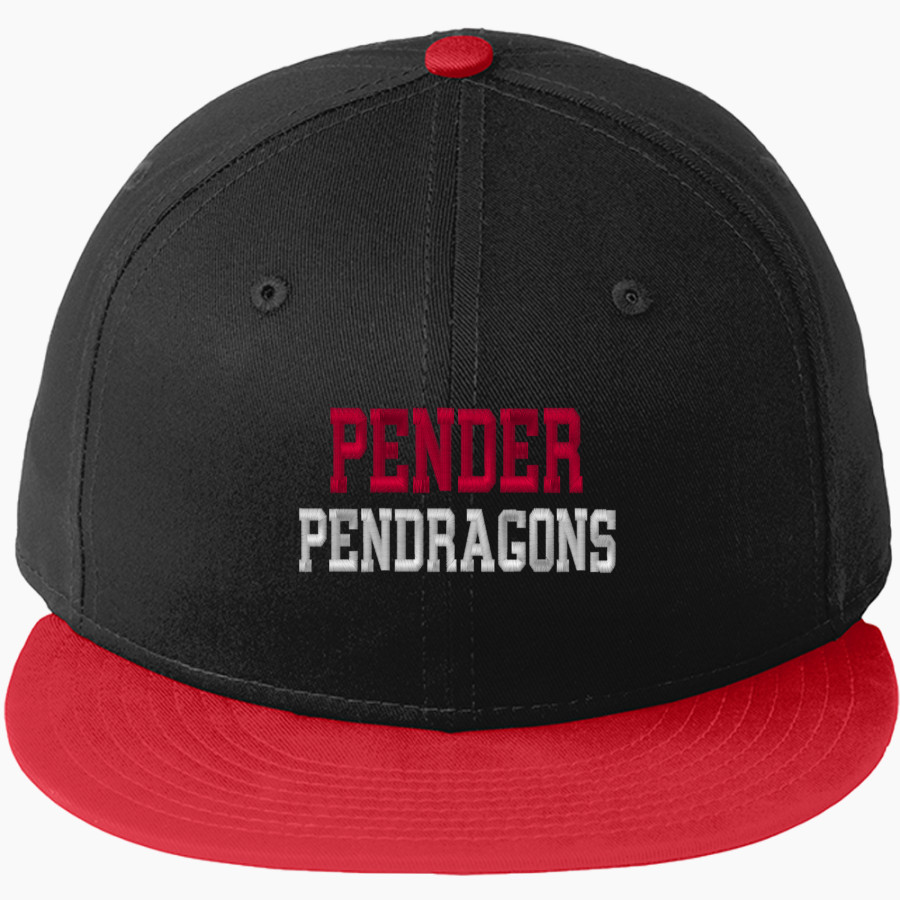 PENDER HIGH SCHOOL PENDRAGONS <span class="pdp-name-mascot">PENDER PENDRAGONS</span> New Era Flat Bill Snapback Cap