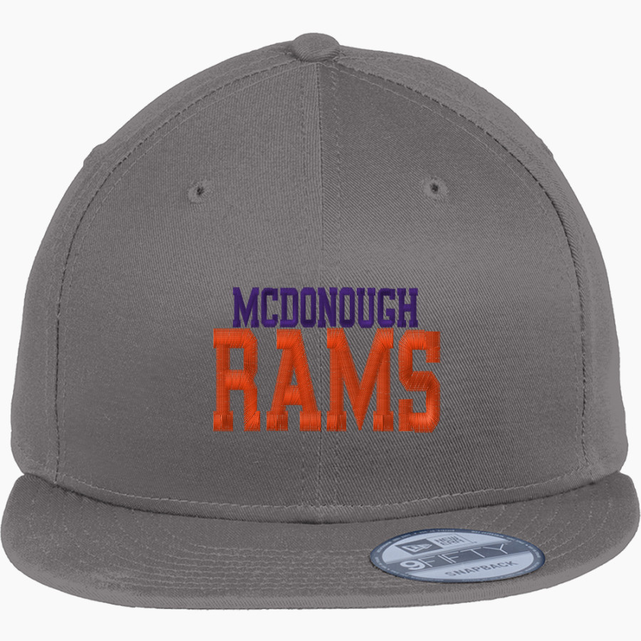 McDonough Rams New Era Flat Bill Snapback Cap