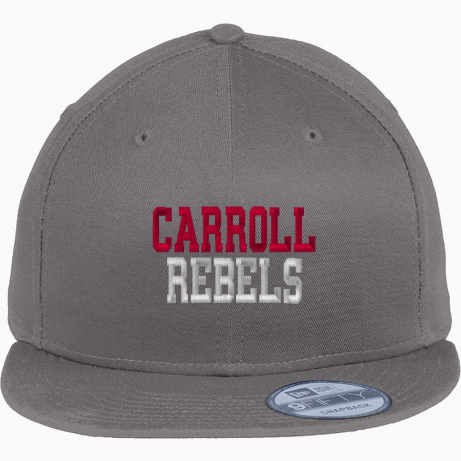Carroll Rebels New Era Flat Bill Snapback Cap