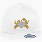 Travis Fiddler Crabs New Era Flat Bill Snapback Cap Front Thumbnail