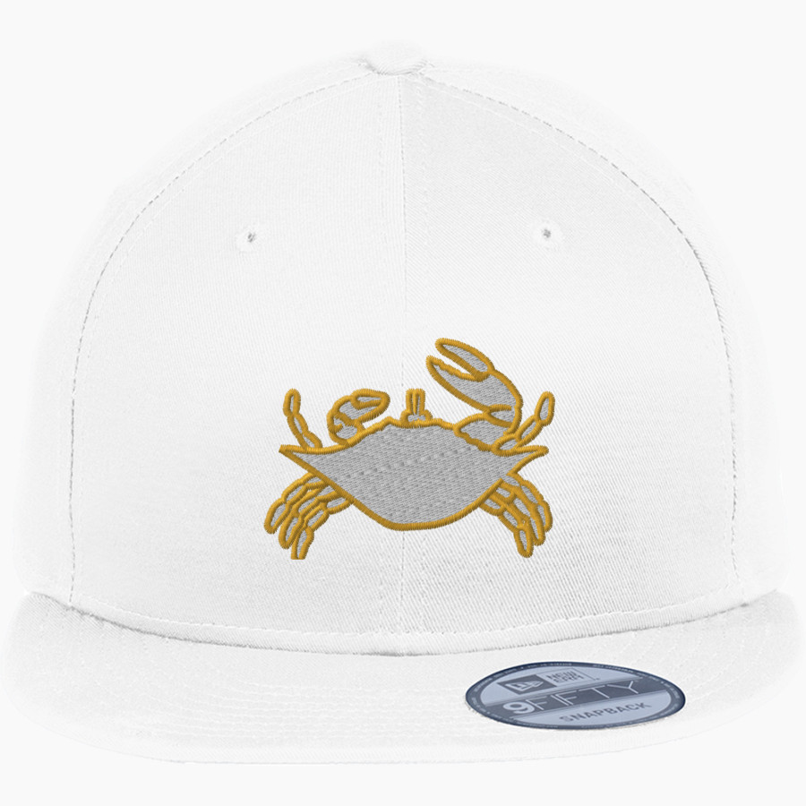 Travis Fiddler Crabs New Era Flat Bill Snapback Cap