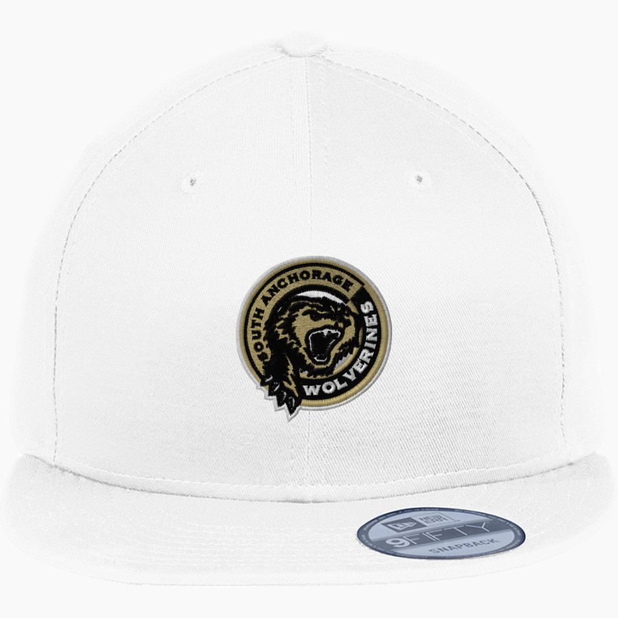 SOUTH ANCHORAGE HIGH SCHOOL WOLVERINES New Era Flat Bill Snapback Cap