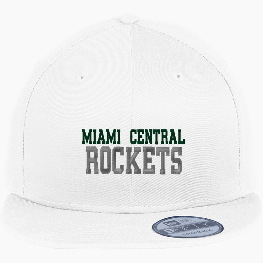 MIAMI CENTRAL HIGH SCHOOL ROCKETS New Era Flat Bill Snapback Cap