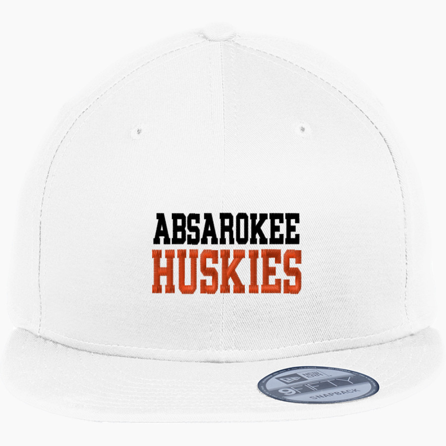 ABSAROKEE HIGH SCHOOL HUSKIES New Era Flat Bill Snapback Cap