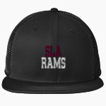 SOUTHWEST LEADERSHIP ACADEMY RAMS New Era Standard Fit Snapback Trucker Cap Front Thumbnail