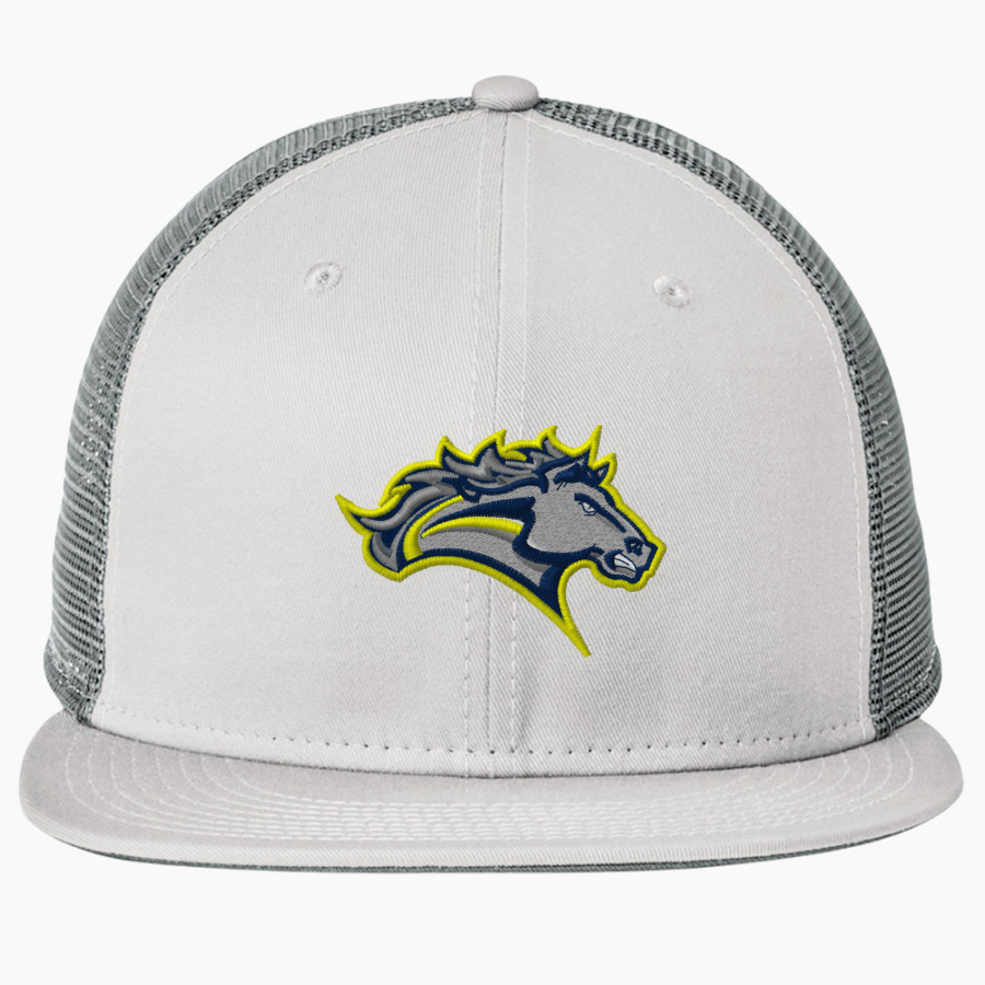 Mahone Mustangs New Era Standard Fit Snapback Trucker Cap