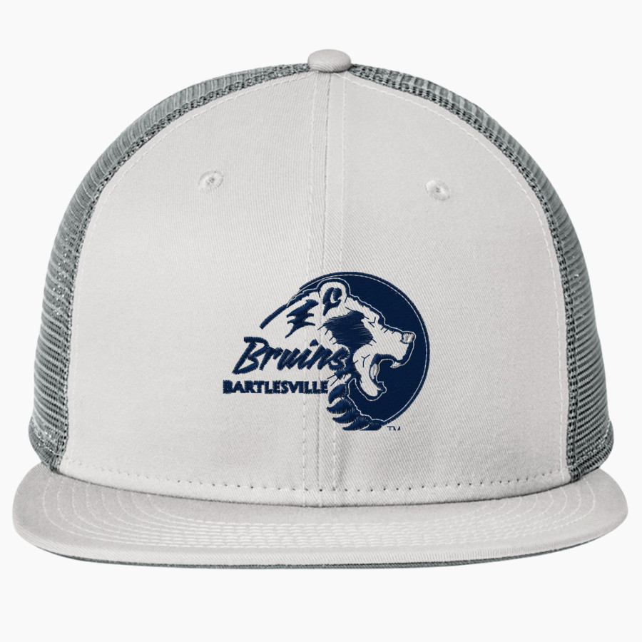 BARTLESVILLE HIGH SCHOOL BRUINS <span class="pdp-name-mascot">BARTLESVILLE BRUINS</span> New Era Standard Fit Snapback Trucker Cap