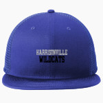 HARRISONVILLE HIGH SCHOOL WILDCATS New Era Standard Fit Snapback Trucker Cap Front Thumbnail