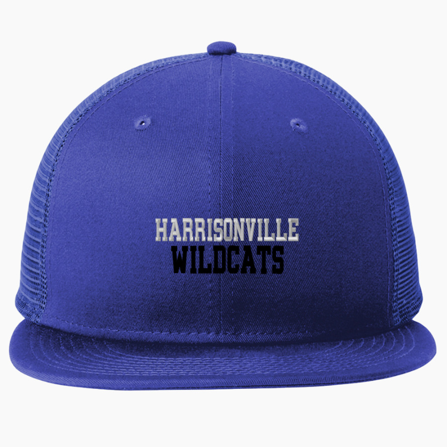 HARRISONVILLE HIGH SCHOOL WILDCATS New Era Standard Fit Snapback Trucker Cap