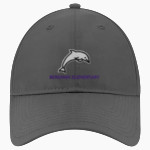 Bergman Dolphins New Era Perforated Performance Cap Front Thumbnail