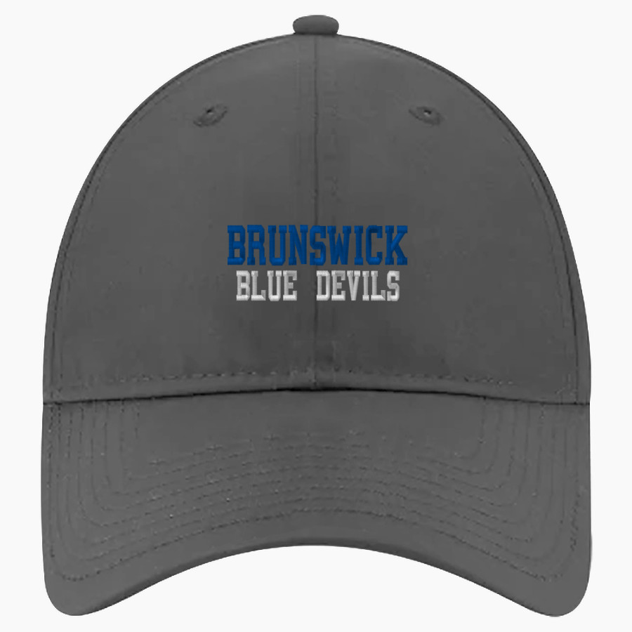 BRUNSWICK ATHLETIC FOUNDATION GO BIG BLUE <span class="pdp-name-mascot">BRUNSWICK BLUE DEVILS</span> New Era Perforated Performance Cap