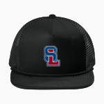 SAN LEANDRO HIGH SCHOOL PIRATES New Era Foam Rope Trucker Cap Front Thumbnail
