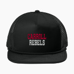 Carroll Rebels New Era Foam Rope Trucker Cap Front Thumbnail