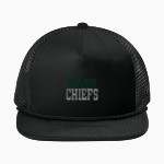 SHIOCTON HIGH SCHOOL CHIEFS <span class="pdp-name-mascot">SHIOCTON CHIEFS</span> New Era Foam Rope Trucker Cap Front Thumbnail