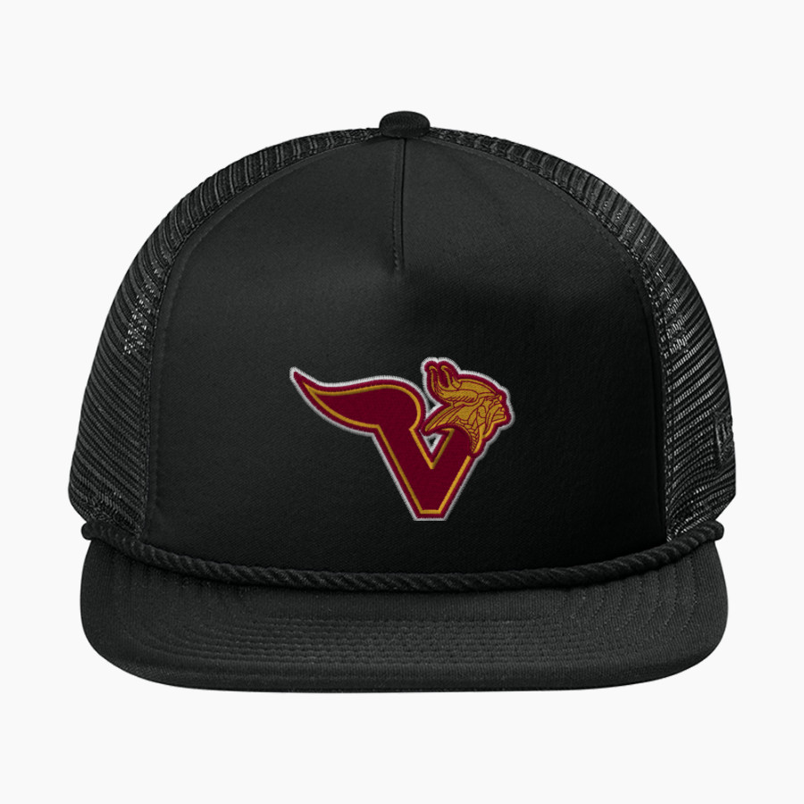 VOORHEES VIKINGS official sideline store New Era Foam Rope Trucker Cap