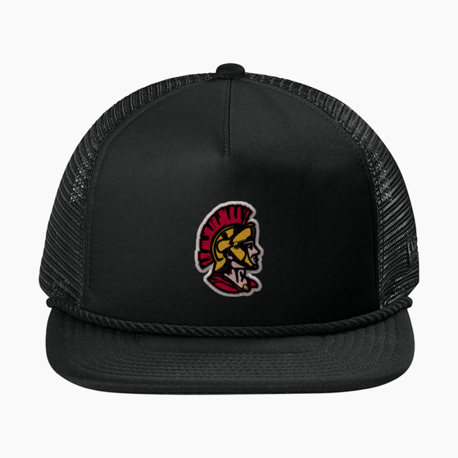 LA CAÑADA SPARTANS Online Store New Era Foam Rope Trucker Cap