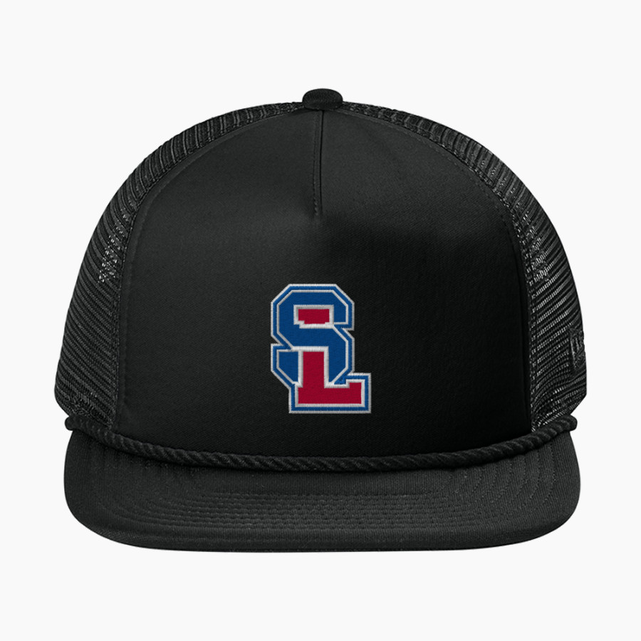 SAN LEANDRO HIGH SCHOOL PIRATES New Era Foam Rope Trucker Cap
