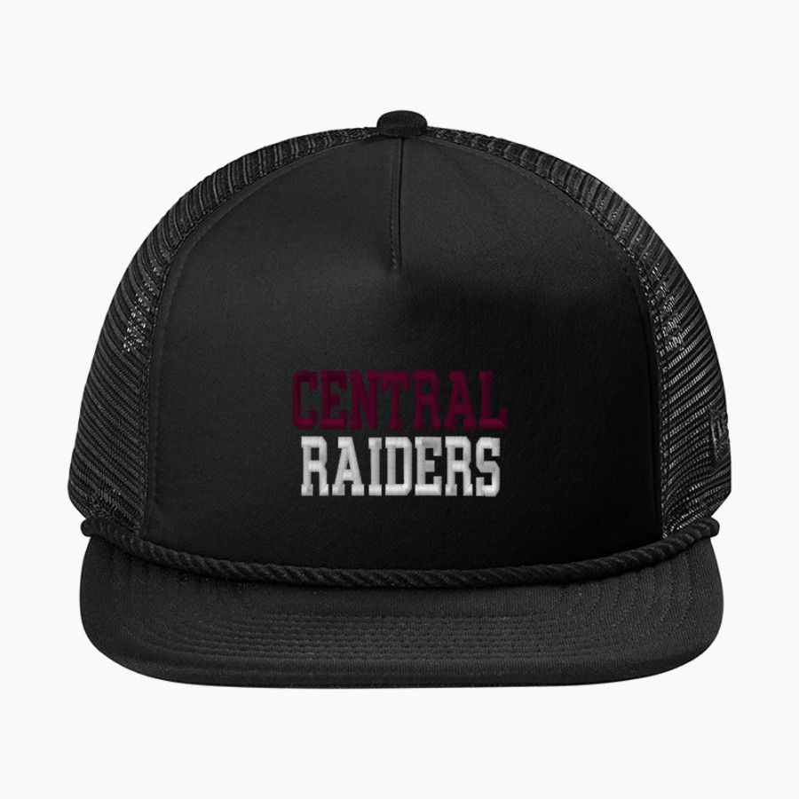 CENTRAL HIGH SCHOOL RAIDERS <span class="pdp-name-mascot">CENTRAL RAIDERS</span> New Era Foam Rope Trucker Cap