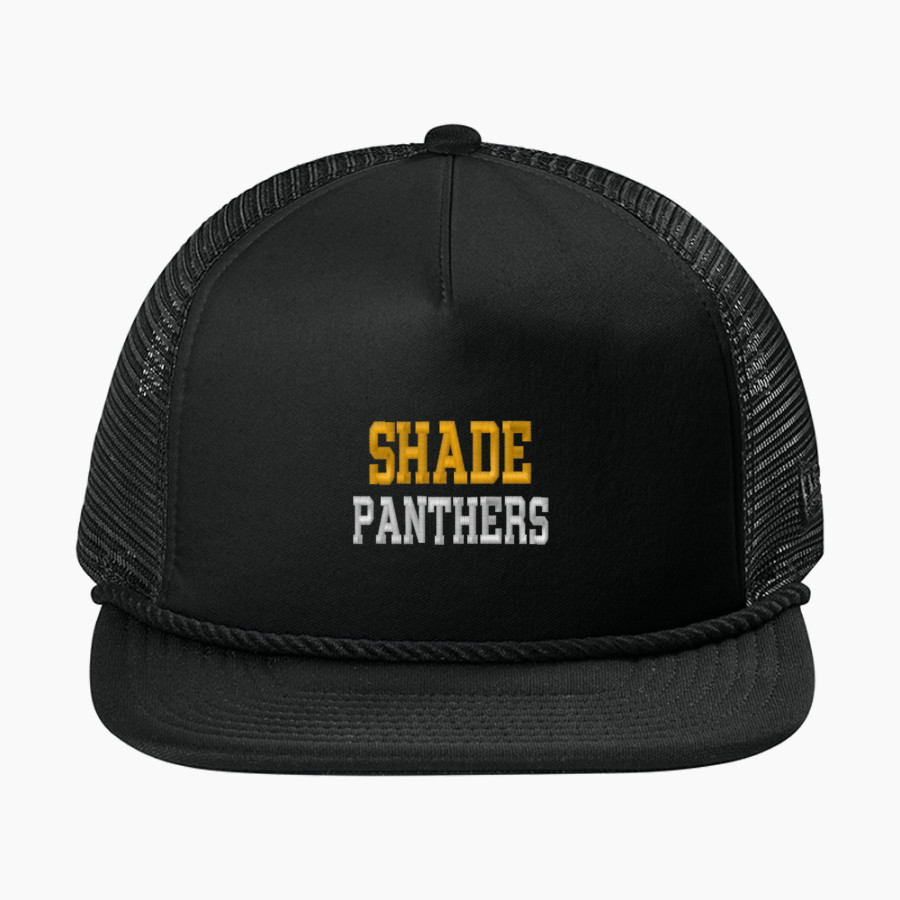 SHADE HIGH SCHOOL PANTHERS New Era Foam Rope Trucker Cap