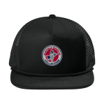 Suffolk Sports Hall Of Fame <span class="pdp-name-mascot">Suffolk Sports Hall Of Fame</span> New Era Foam Rope Trucker Cap Front Thumbnail