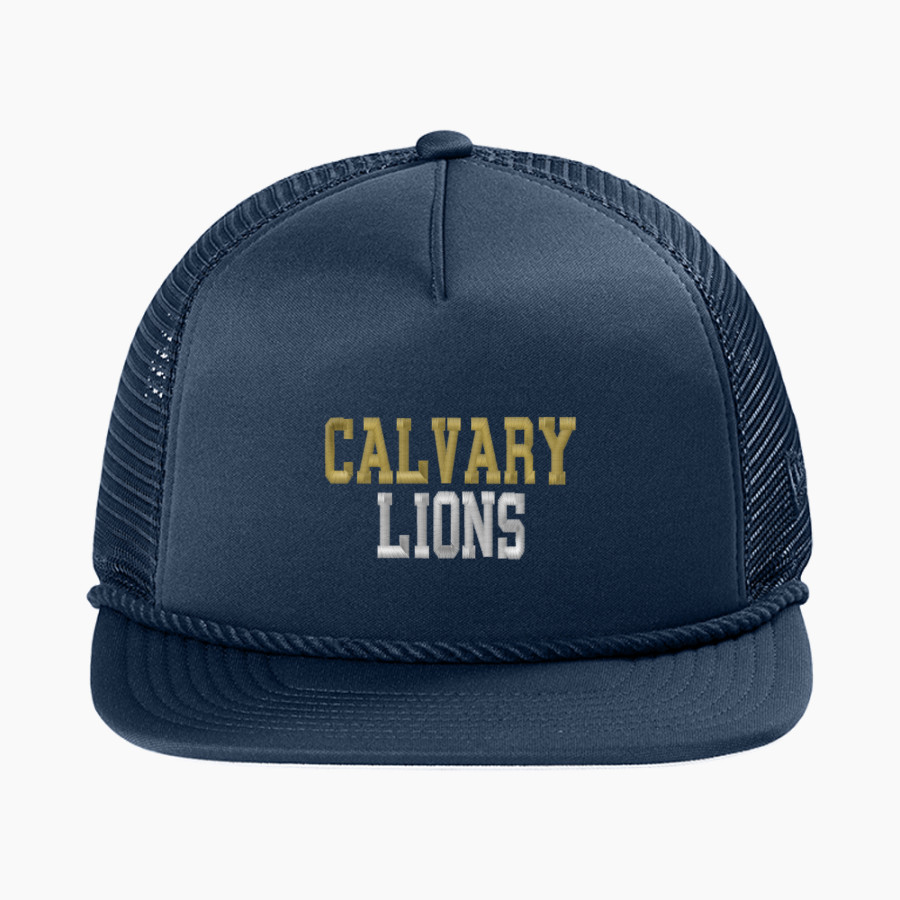 Calvary Lions <span class="pdp-name-mascot">Calvary Lions</span> New Era Foam Rope Trucker Cap