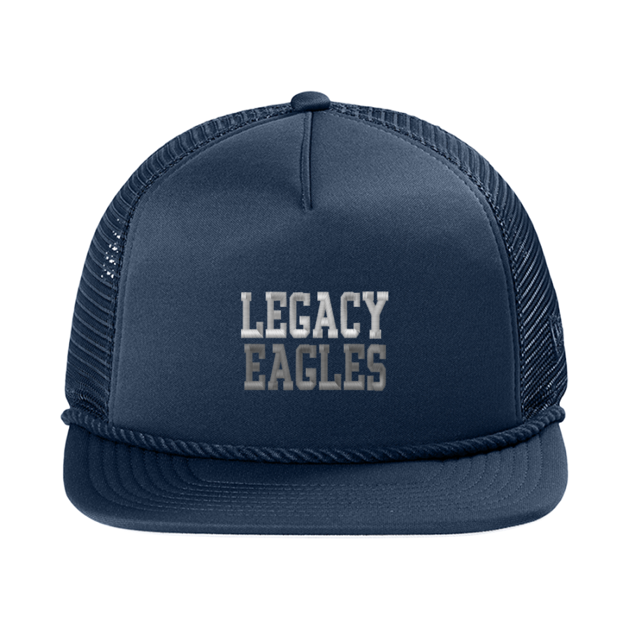 Legacy Eagles <span class="pdp-name-mascot">Legacy Charter Eagles</span> New Era Foam Rope Trucker Cap