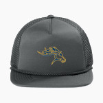 AGOURA HIGH SCHOOL CHARGERS New Era Foam Rope Trucker Cap Front Thumbnail