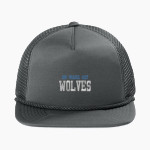 Sun Prairie West Wolves <span class="pdp-name-mascot">Sun Prairie West High School Wolves</span> New Era Foam Rope Trucker Cap Front Thumbnail