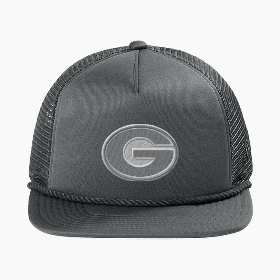 Gloversville High School <span class="pdp-name-mascot">Gloversville Dragon Huskies</span> New Era Foam Rope Trucker Cap